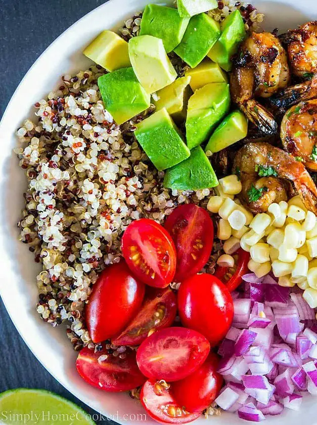 Shrimp Quinoa Bowl