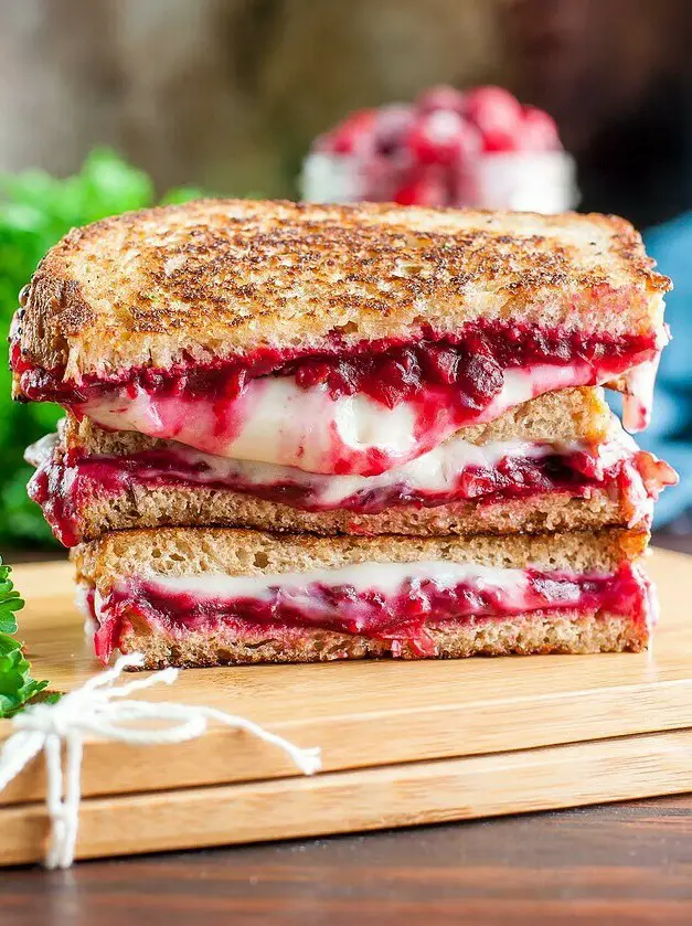 Cranberry Pecan Grilled Cheese