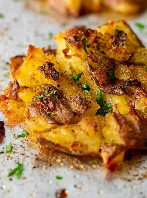 Smashed Red Potatoes