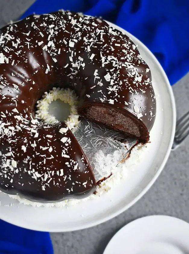 Cherry Chocolate Bundt Cake