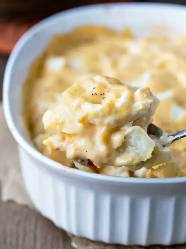 Cream Cheese Scalloped Potatoes