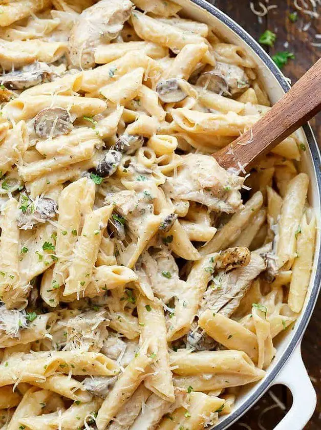 Creamy Mushroom Chicken Pasta