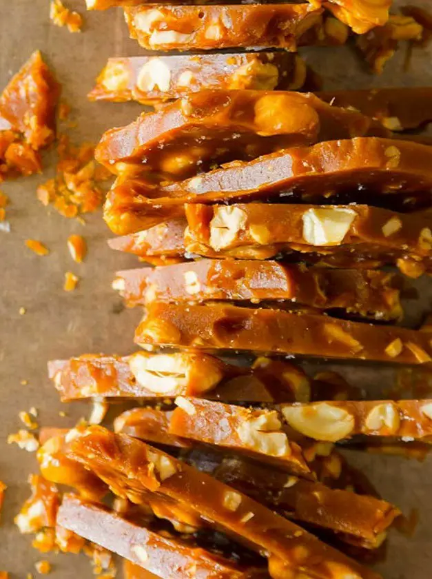 Salted Cashew Brittle