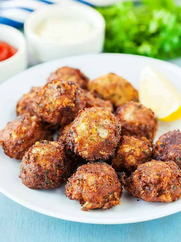 Cheesy Walleye Nuggets