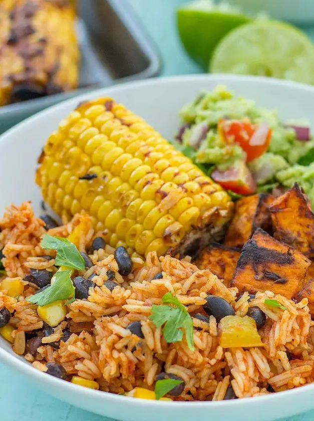 Easy One Pot Mexican Rice with Black Beans and Corn