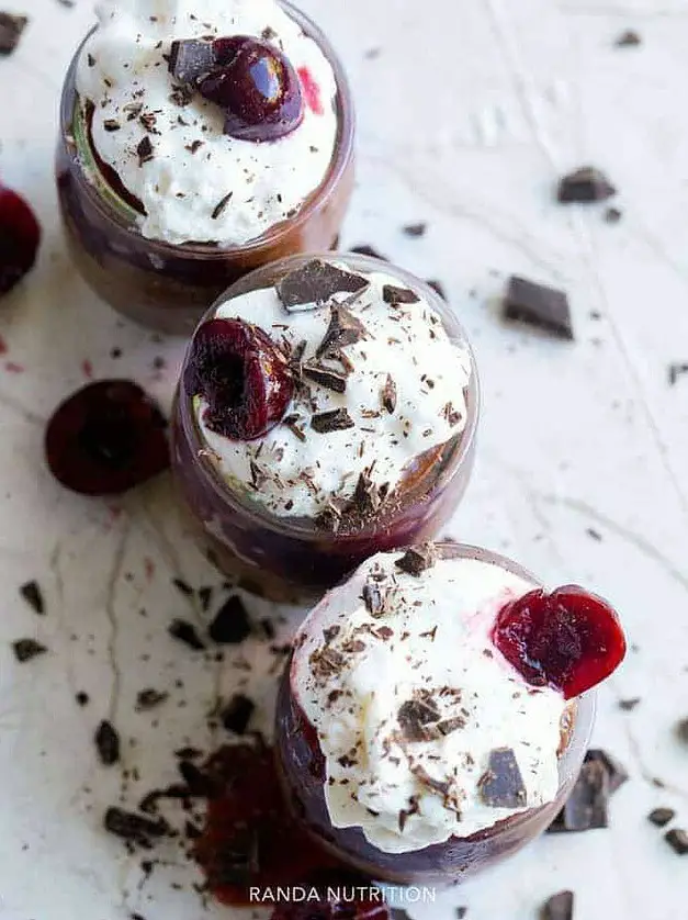 Black Forest Chia Seed Protein Pudding