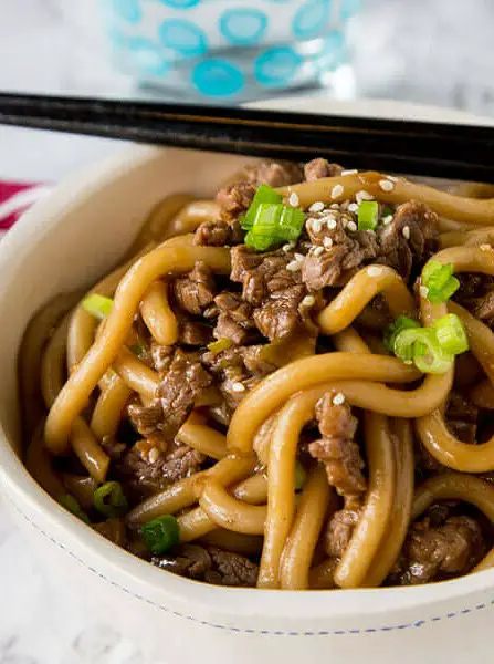 Garlic Beef Noodle Bowls