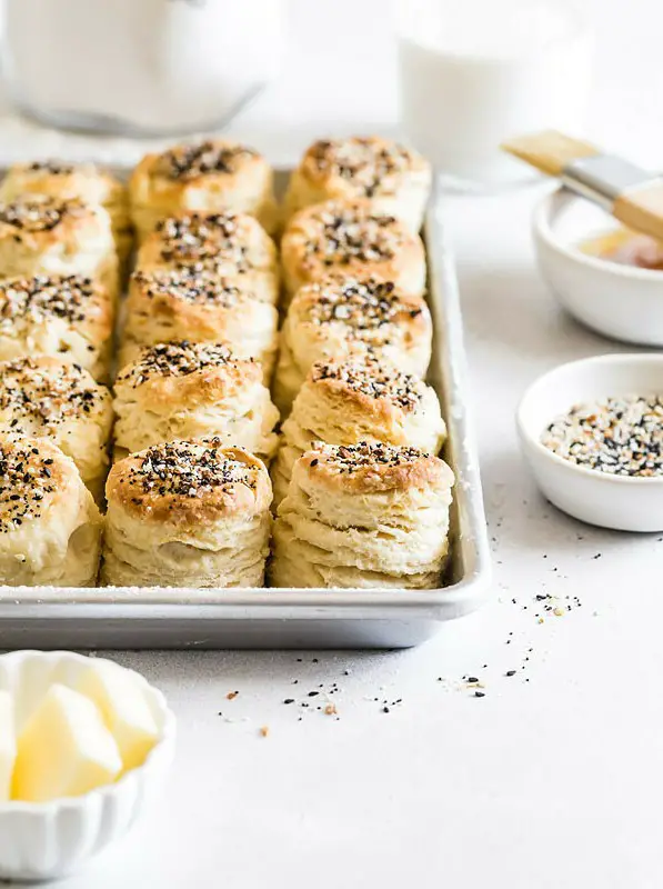 Mini Everything Bagel Buttermilk Biscuits