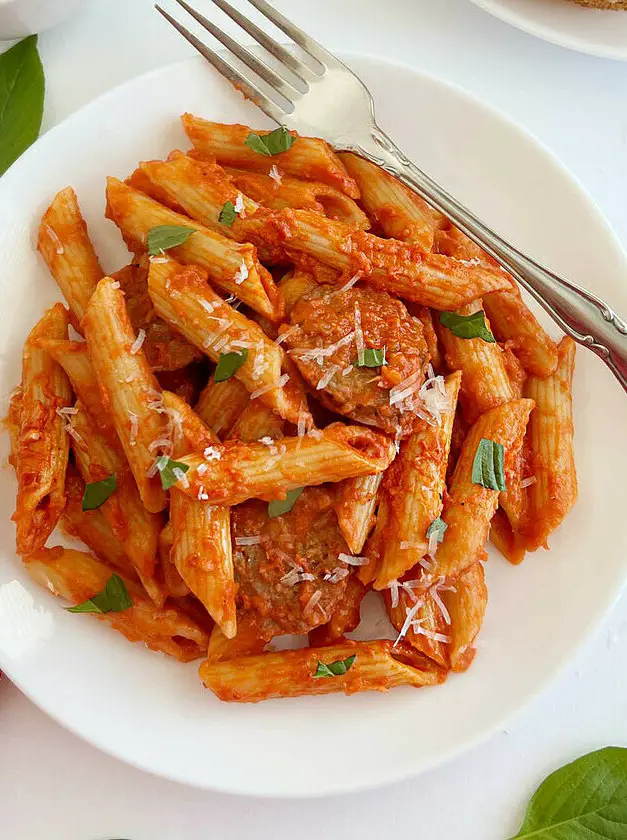 Penne alla Vodka with Sausage