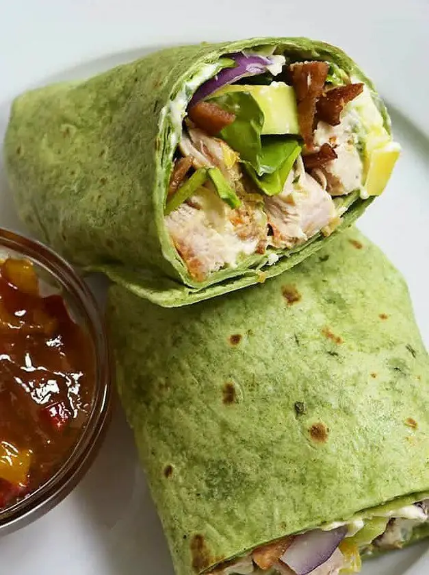 Sweet and Spicy Chicken Wraps