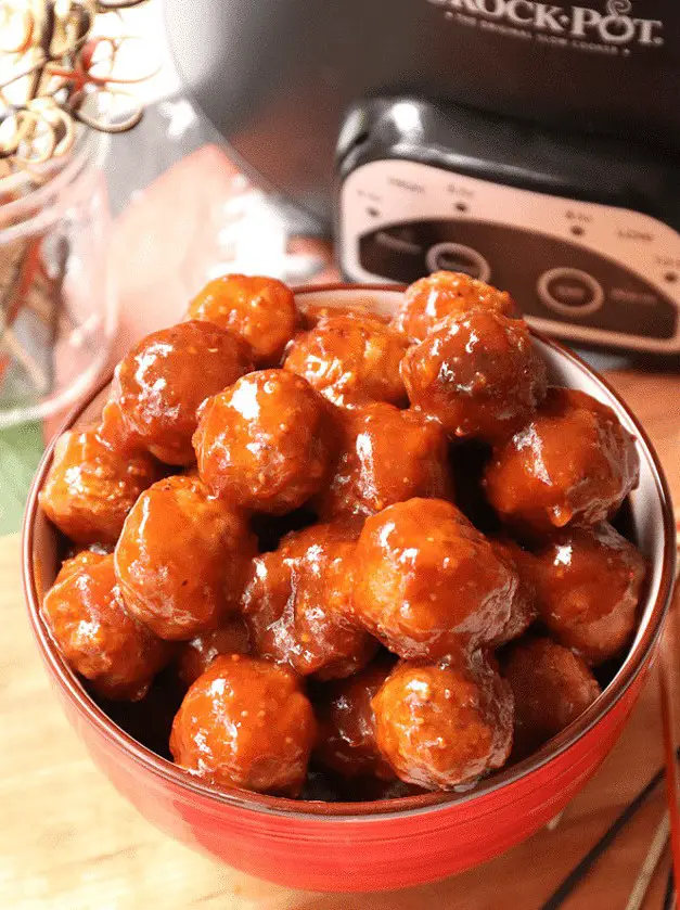 Game Day Crock Pot Meatballs