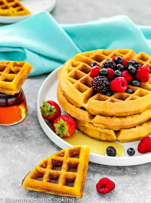 Eggless Waffles