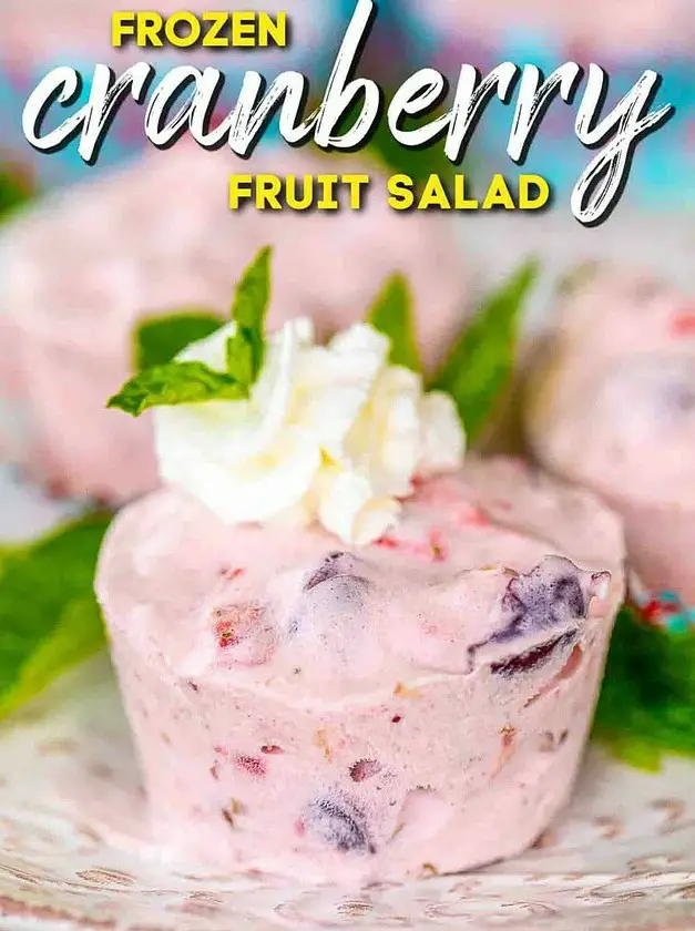 Frozen Cranberry Fruit Salad