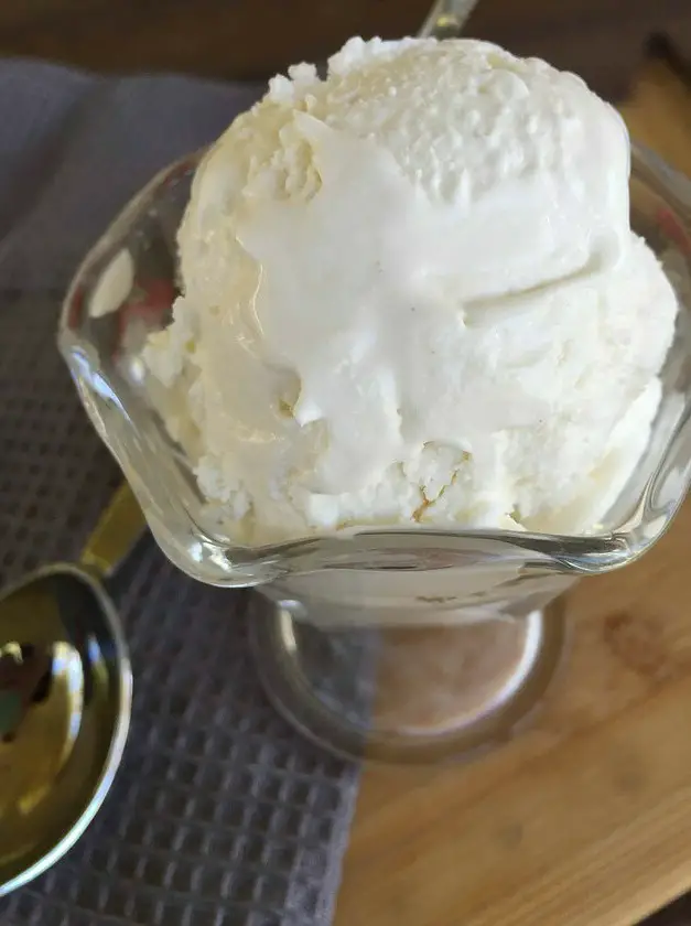 Low Carb, Sugar Free Vanilla Ice Cream