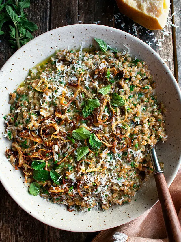 Herbed Farro Risotto