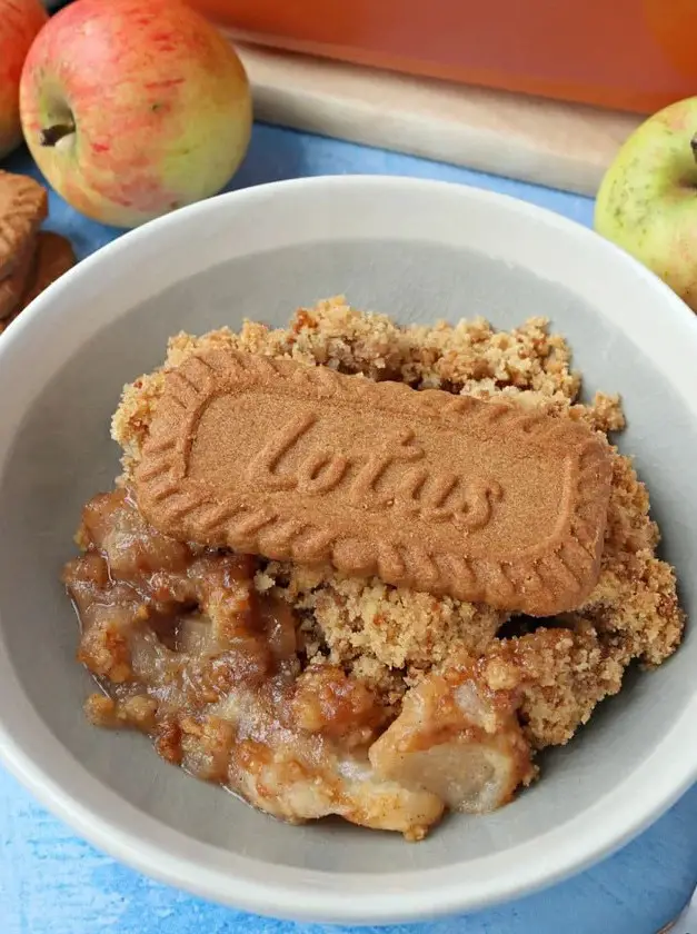 Biscoff Apple Crumble