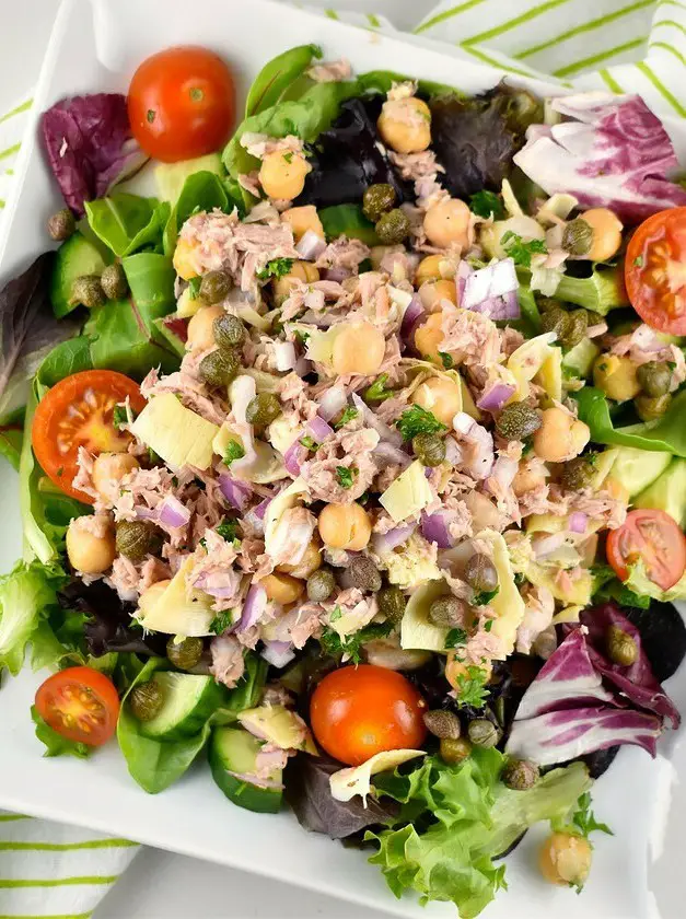 Tuna and Garbanzo Bean Salad