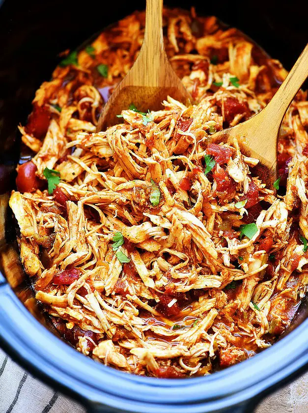 Slow Cooker Mexican Shredded Chicken