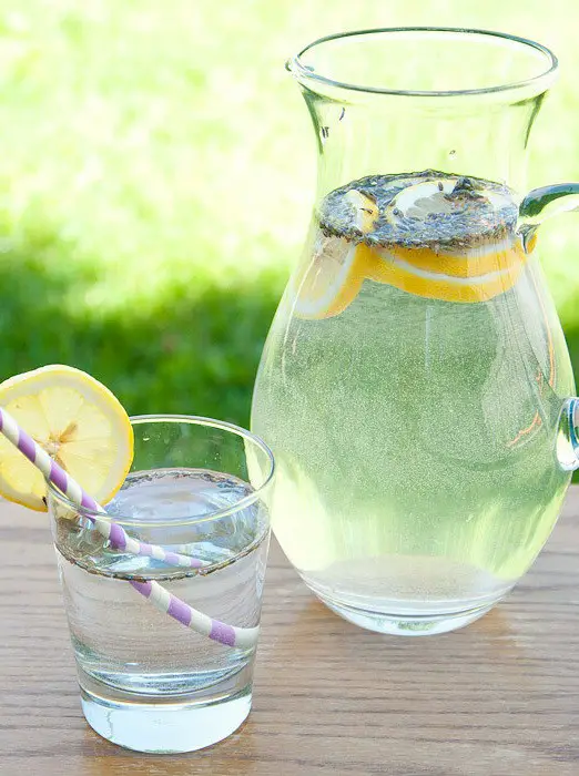 Lavender Lemon Water