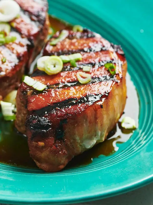 Grilled Soy-Ginger Pork Chops