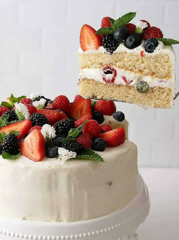 Summer Berry Cake