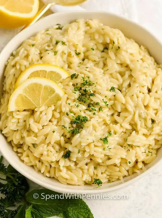 Lemon Orzo