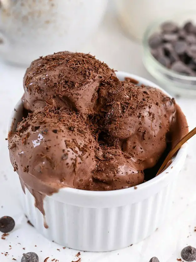 Chocolate Cottage Cheese Ice Cream