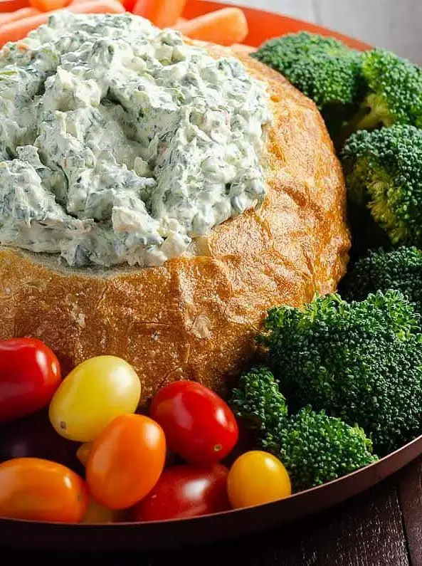 Knorr Spinach Dip in a Bread Bowl