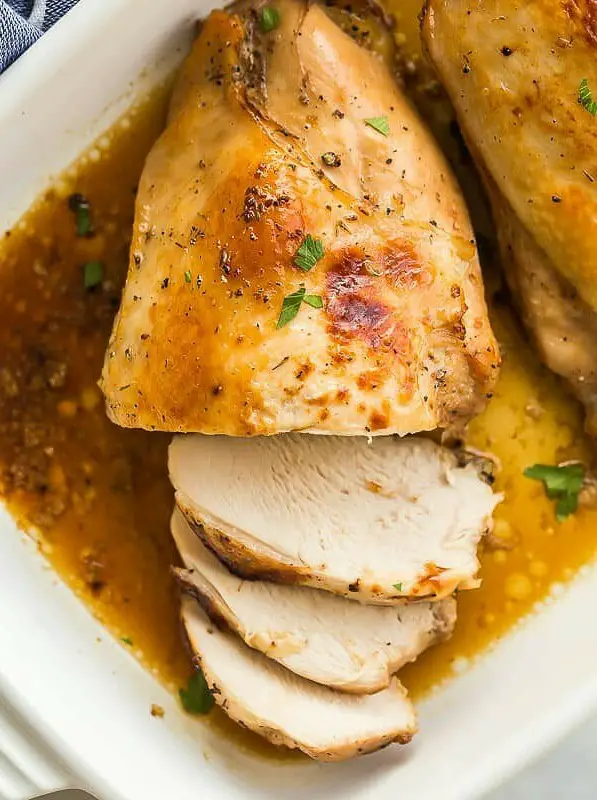 Roast Turkey Breast with Cranberry Marinade