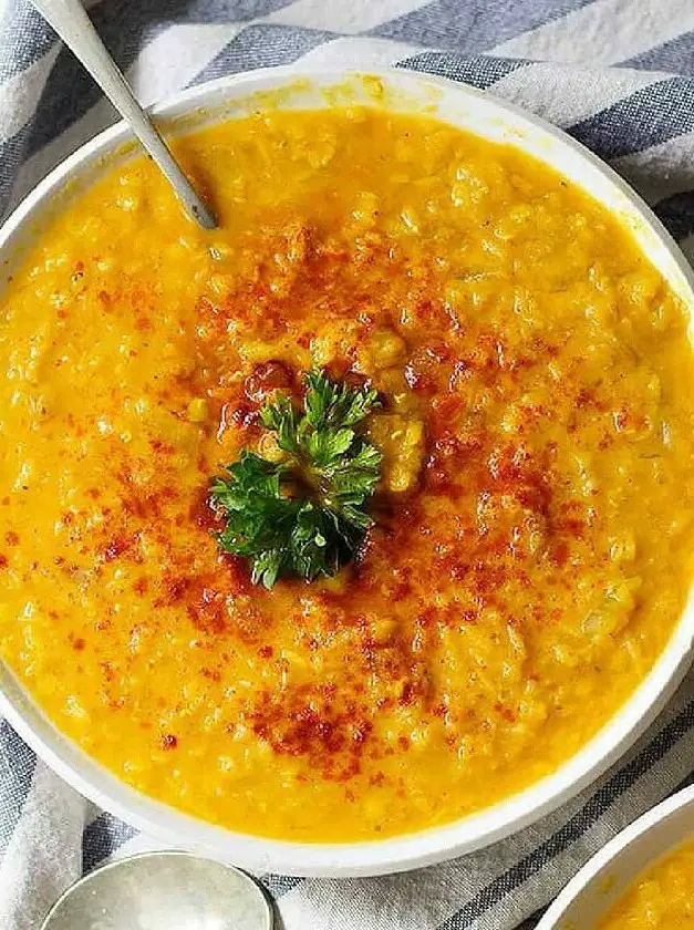 Turmeric Red Lentil Soup