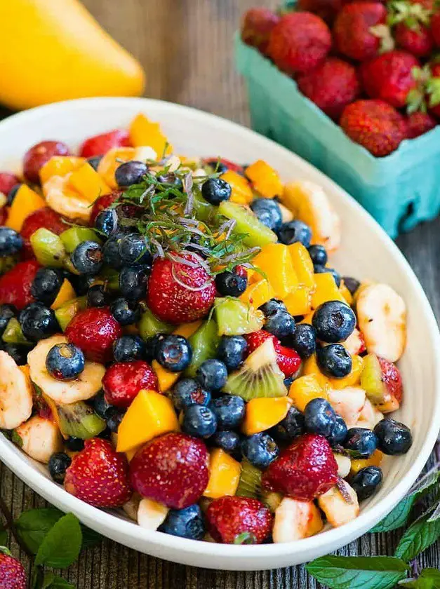 Honey Lime Fruit Salad