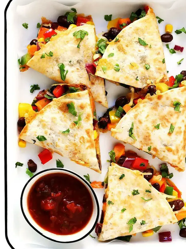 Easy Veggie Quesadillas