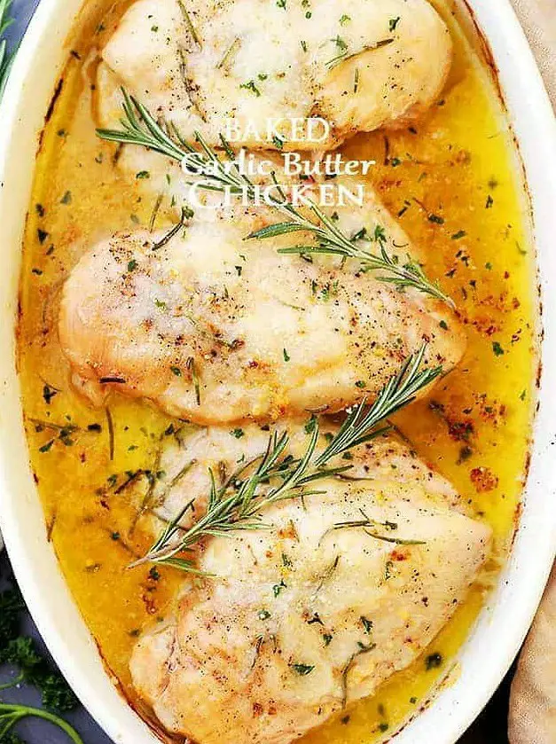 Baked Garlic Butter Chicken