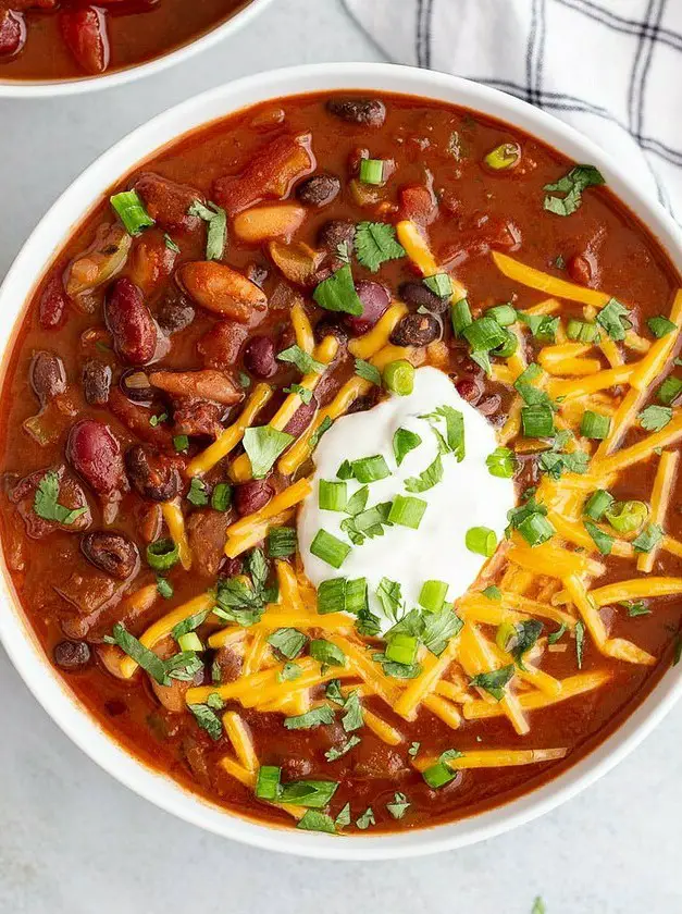 Loaded Vegetarian Chili