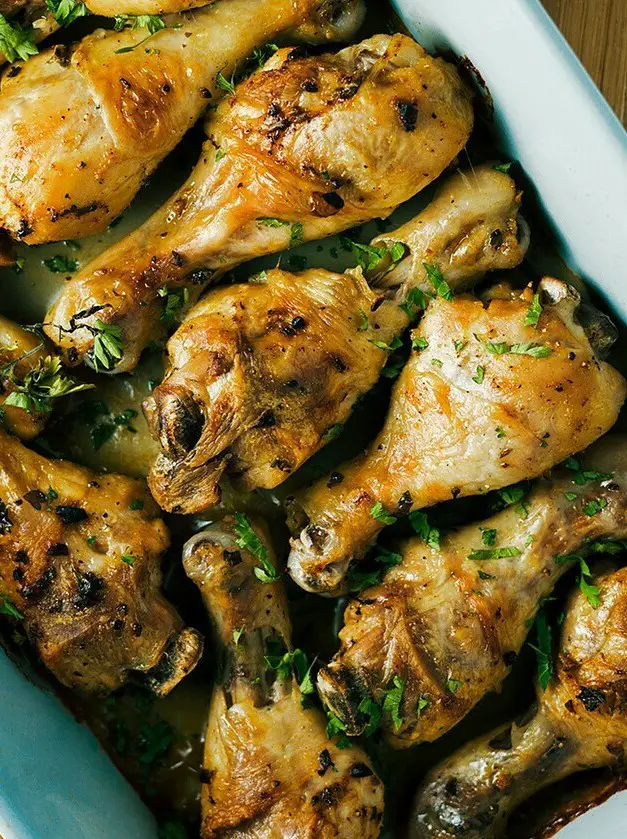 Lemon and Garlic Chicken Drumsticks