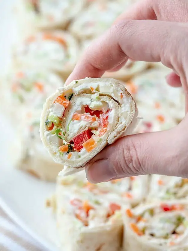 Veggie Pizza Pinwheels