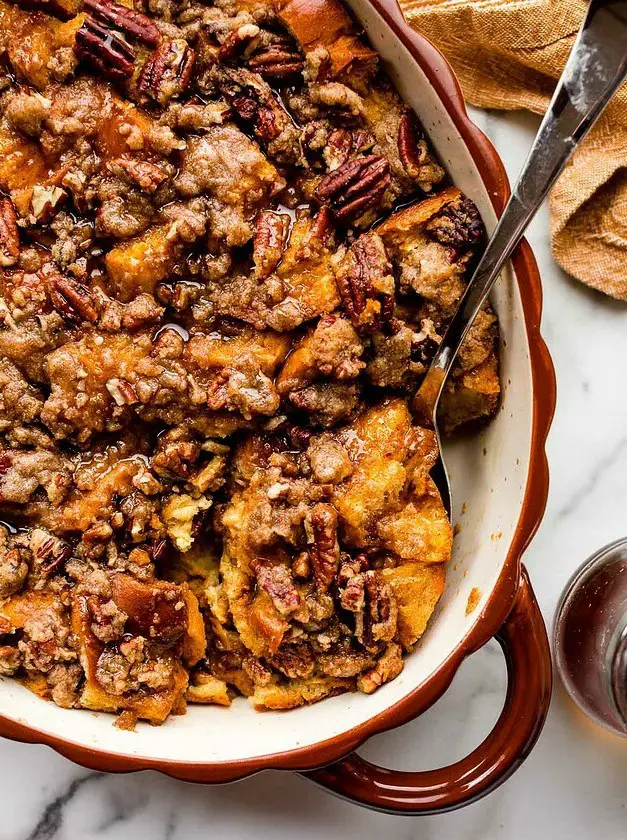 Pumpkin French Toast Casserole