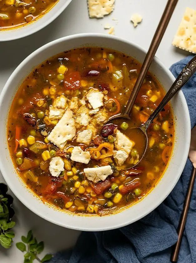 Loaded Vegan Veggie Soup