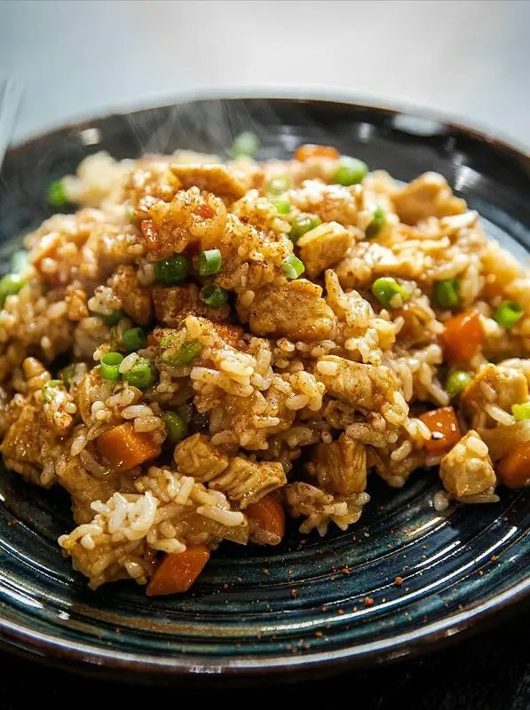 Blackstone Chicken Fried Rice