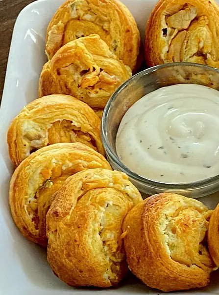 Buffalo Chicken Pinwheels