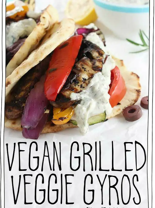 Vegan Grilled Veggie Gyros