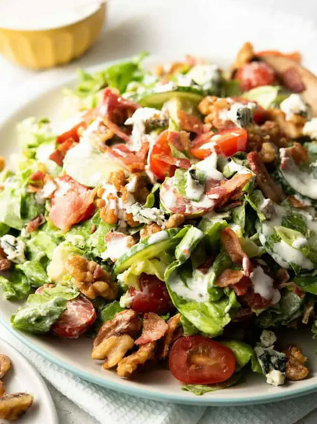 Bacon, Avocado, and Blue Cheese Salad