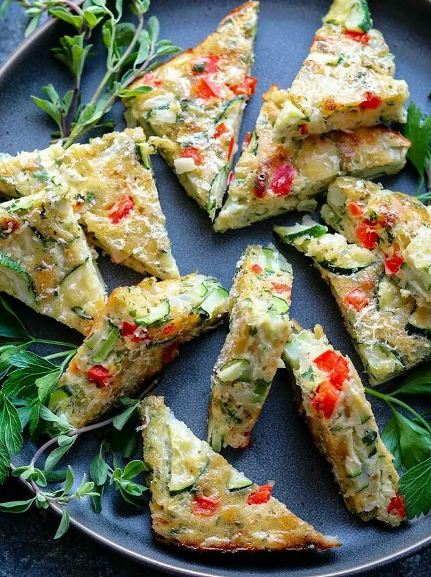 Parmesan Zucchini Bites