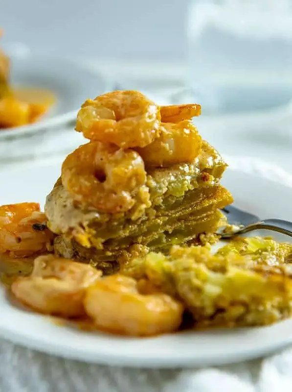 Fried Green Tomatoes with Shrimp Cajun Sauce