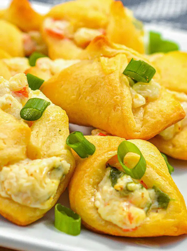 Crab and Cream Cheese Filled Crescent Rolls