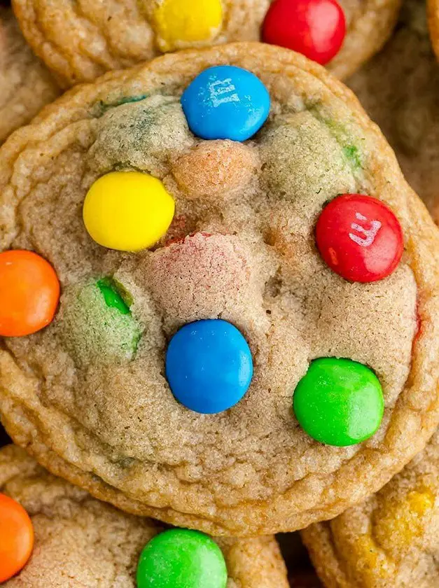 Perfect M&M Cookies