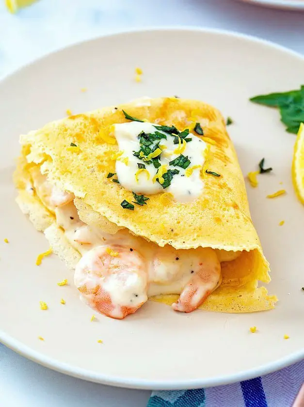 Shrimp Crepes