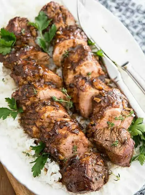 Maple Balsamic Pork Tenderloin