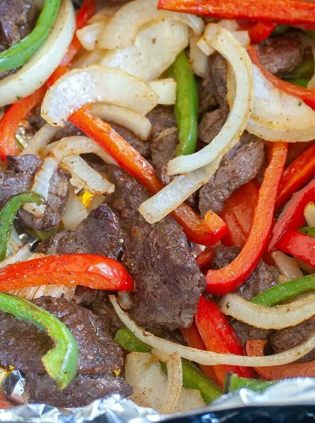 Air Fryer Steak Fajitas