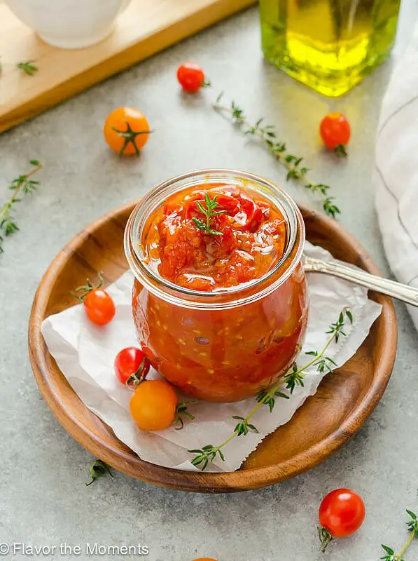 Small Batch Cherry Tomato Jam